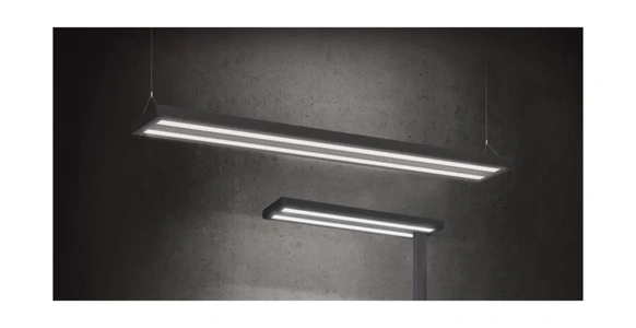 Изображение Подвесной светодиодный светильник ESYLUX ISABELLE PDL 1200 DDP TR 8800 840 PD IR DALI BK (EO10306211)