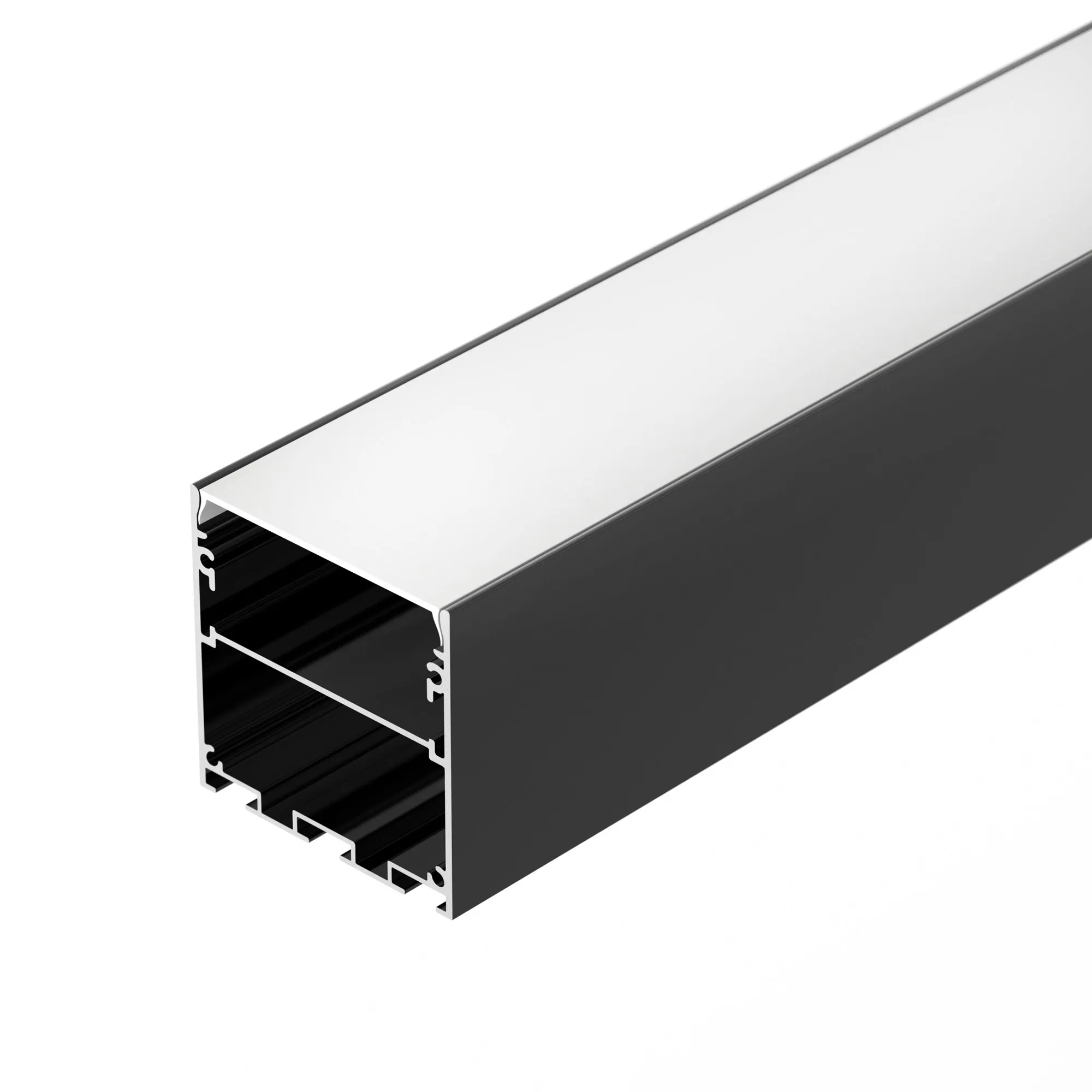 Профиль LINE-M-5050-2500 BLACK (Arlight, Алюминий) - Изображение