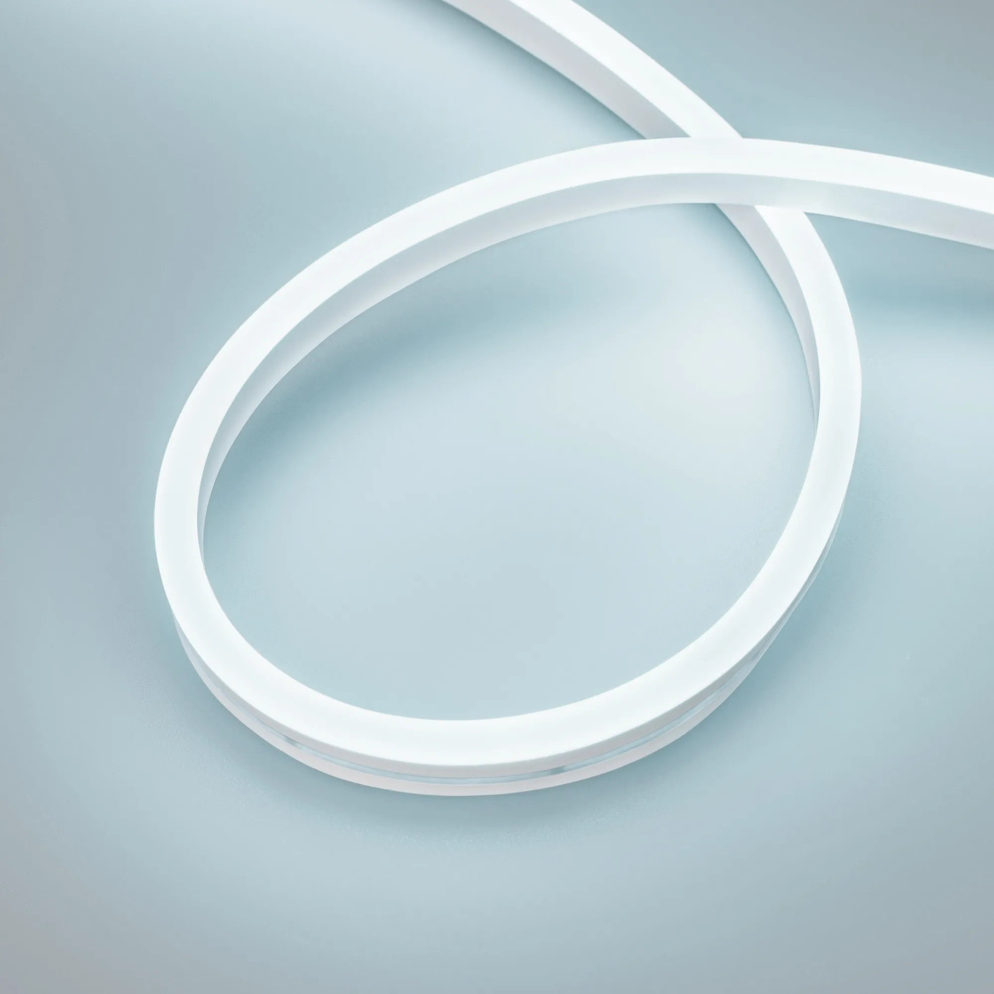 Лента светодиодная герметичная AURORA-PS-A120-16x8mm 24V White6000 (10 W/m, IP65, 2835, 5m) (Arlight, Силикон)