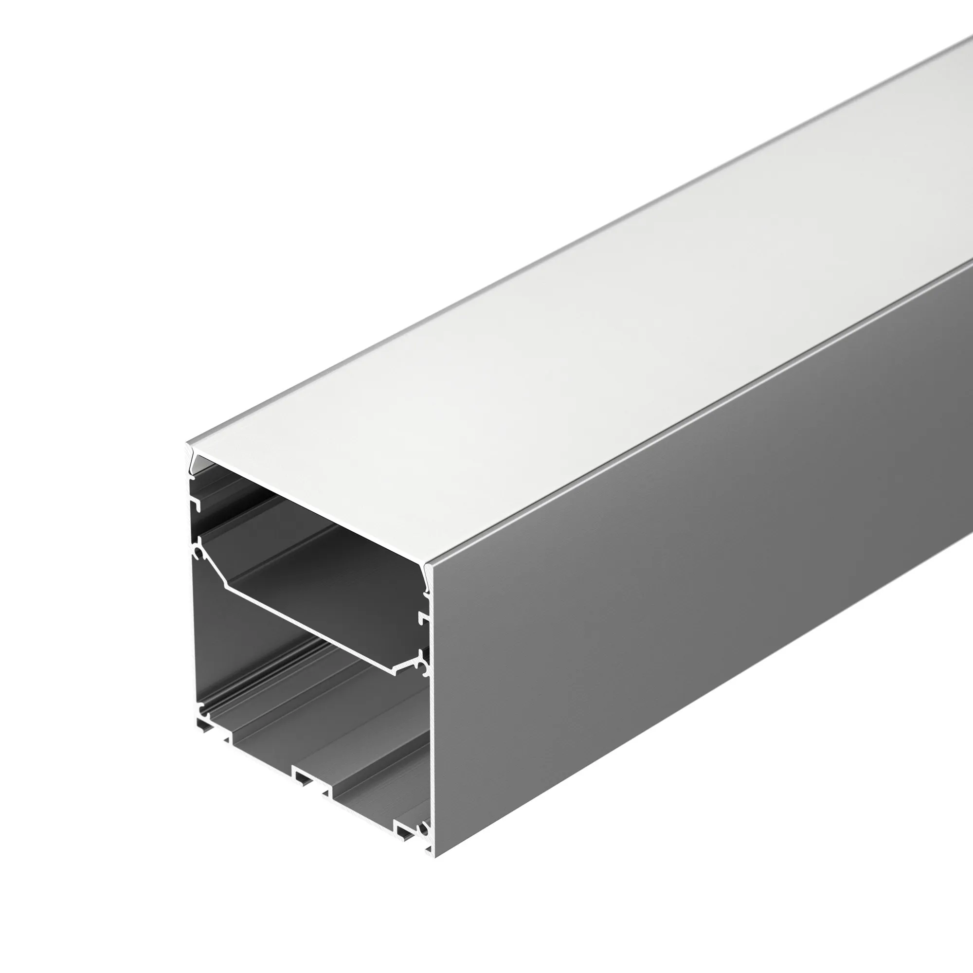 Профиль LINE-S-7575-2500 ANOD (Arlight, Алюминий) - Изображение