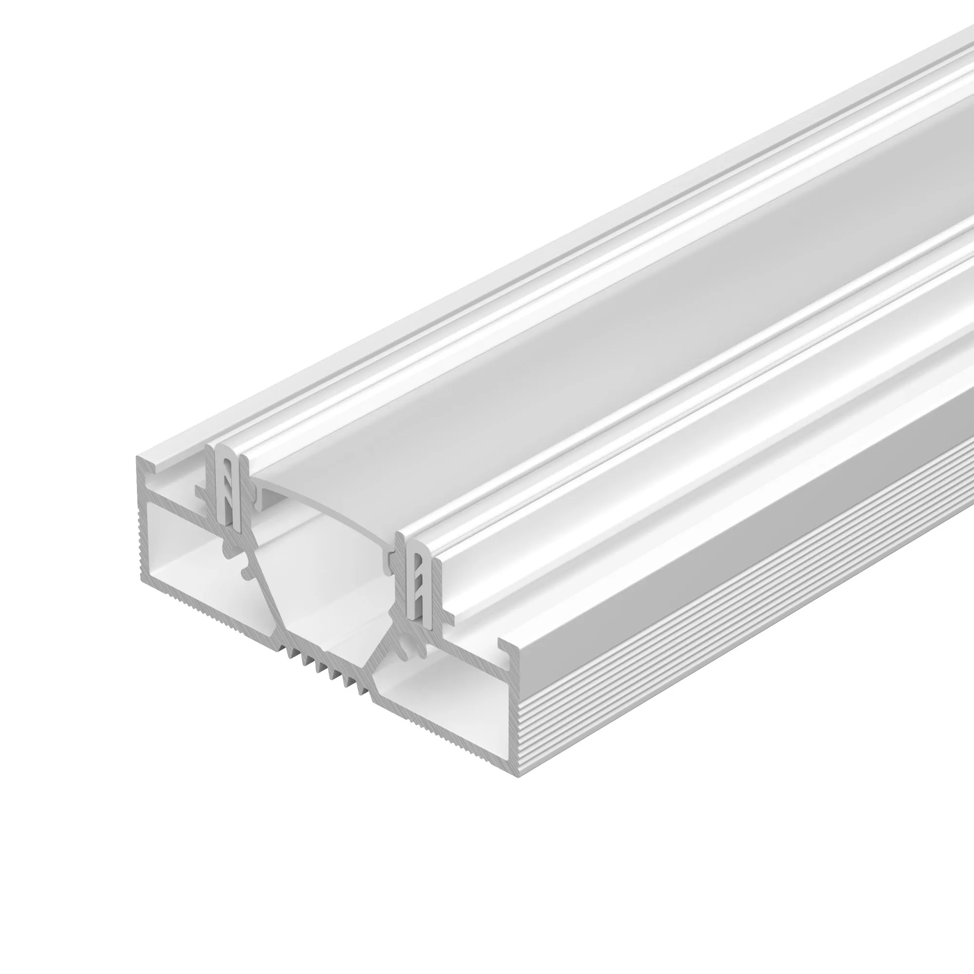 Профиль STRETCH-20-CEIL-D-CENTER-2000 WHITE (Arlight, Алюминий) - Изображение