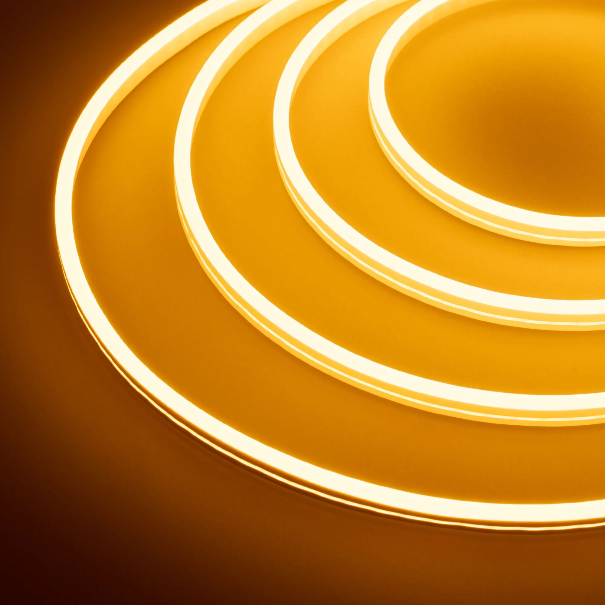Образец Гибкий неон GALAXY-1206-5000CFS-2835-100 12V Yellow 0.5M (12x6mm, 12W, IP67) (Arlight, 12 Вт/м, IP67)