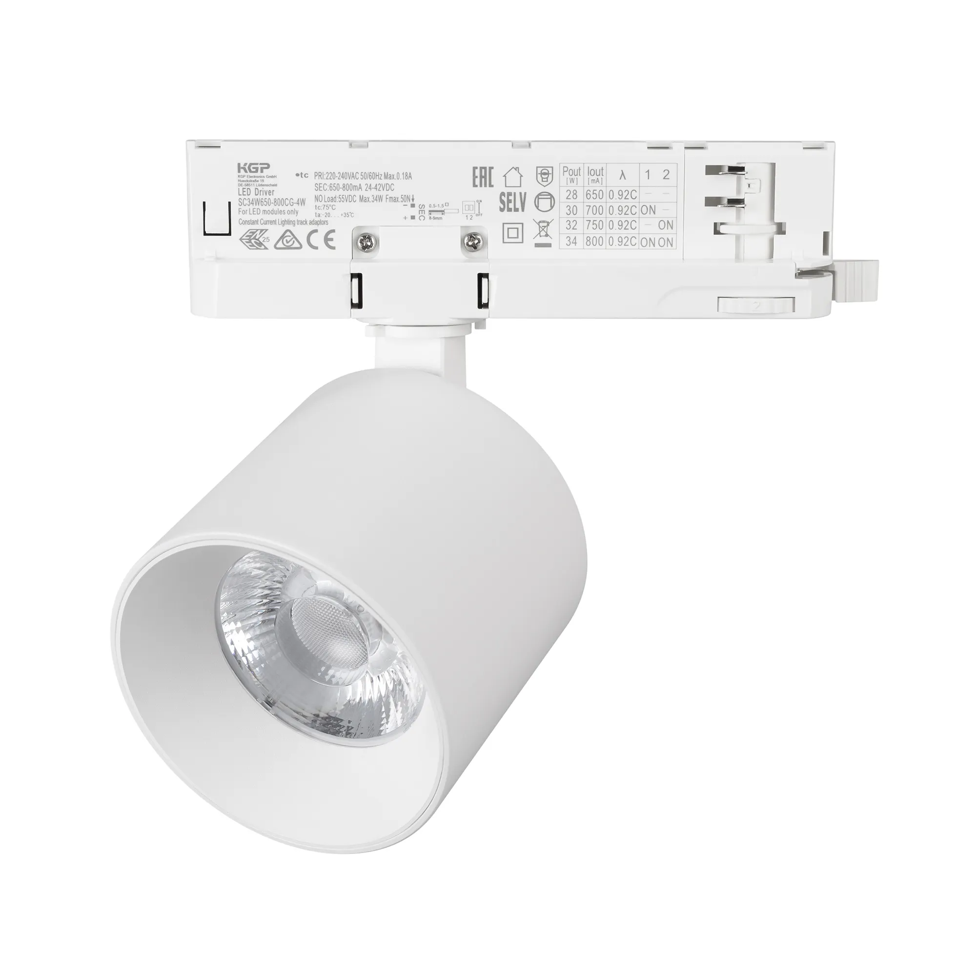 Светильник LGD-DYKE-4TR-R90-26W Day4000 (WH, 38 deg, 230V, TRIAC) (Arlight, IP20 Металл, 5 лет)