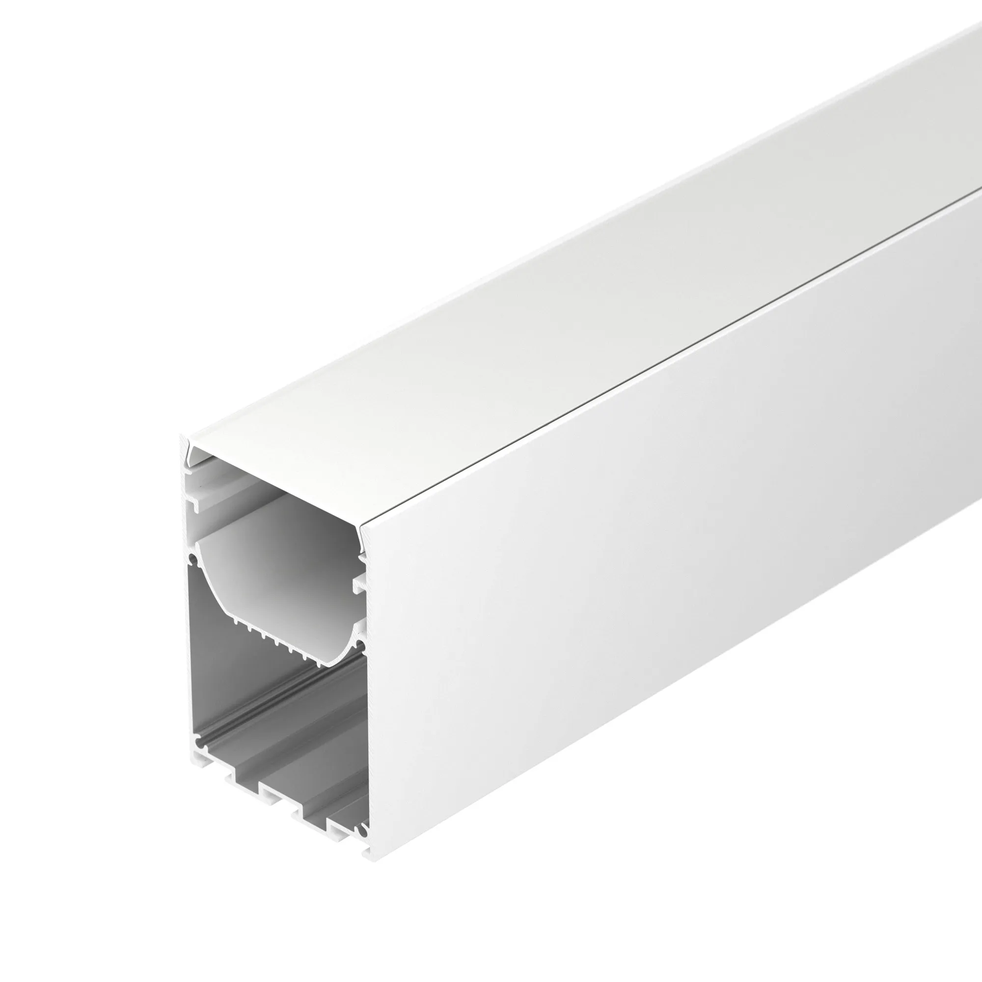 Профиль LINE-S-5075-3000 WHITE (Arlight, Алюминий) - Изображение