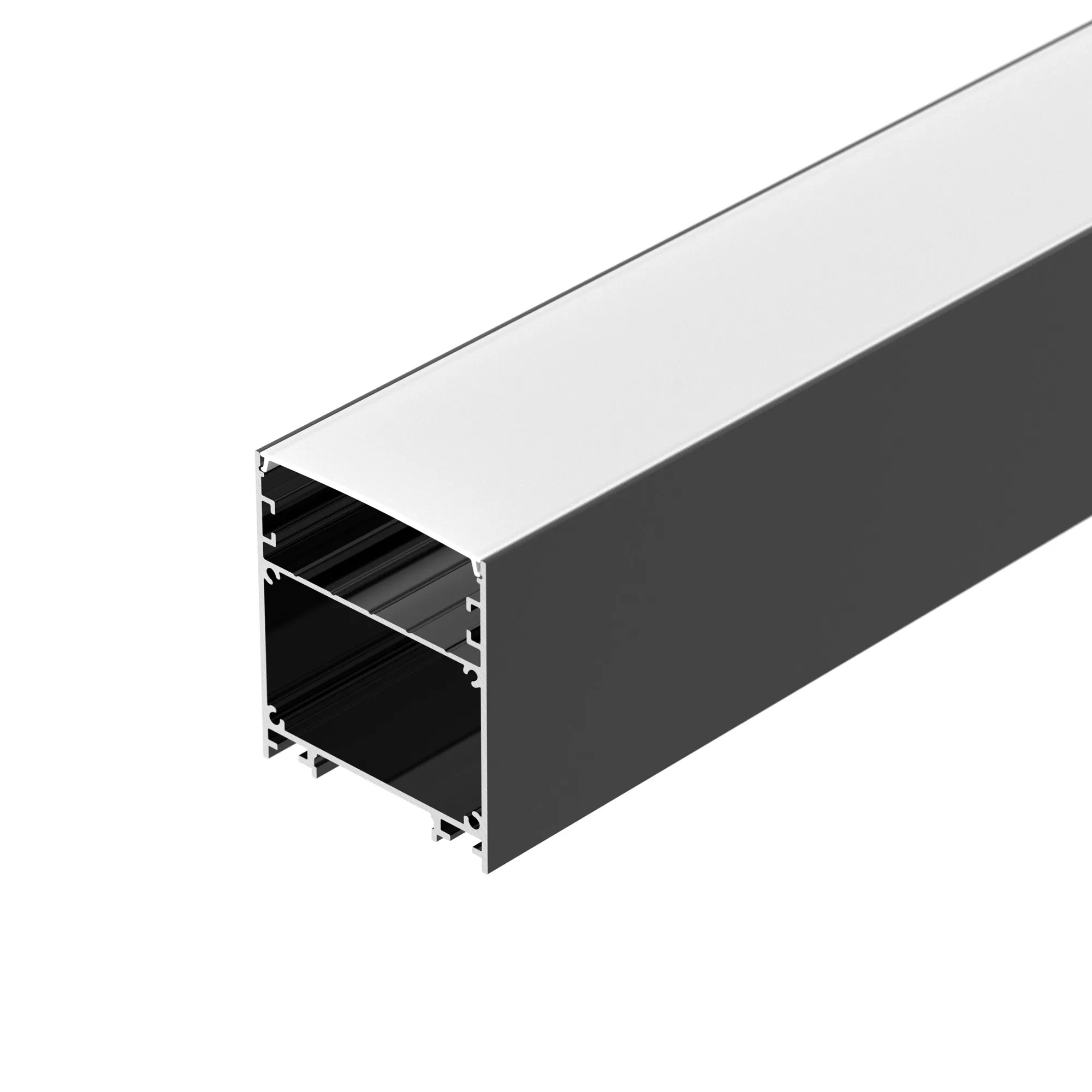 Профиль LINE-6070-3000 ANOD BLACK (Arlight, Алюминий) - Изображение