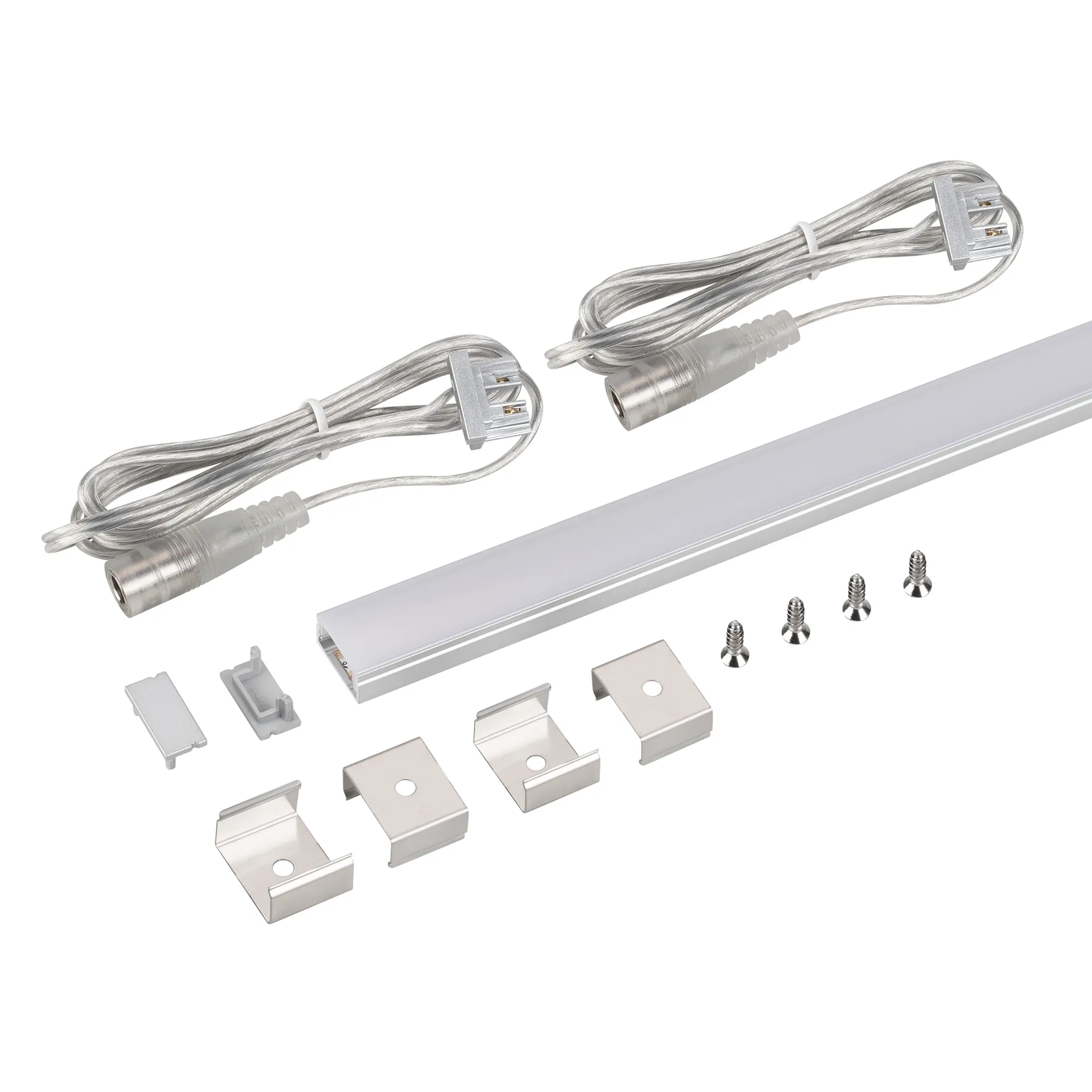 Набор для светодиодной подсветки ARL-KIT-SLIM-FC 24V Day4000 (14,4 W/m, IP20, 2m) (Arlight, Алюминий+пластик)