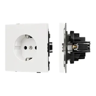 Механизм электрической розетки SCT-NOBE-MEU1-SFPL-WH (230V, 16A) (Arlight, -) - Изображение