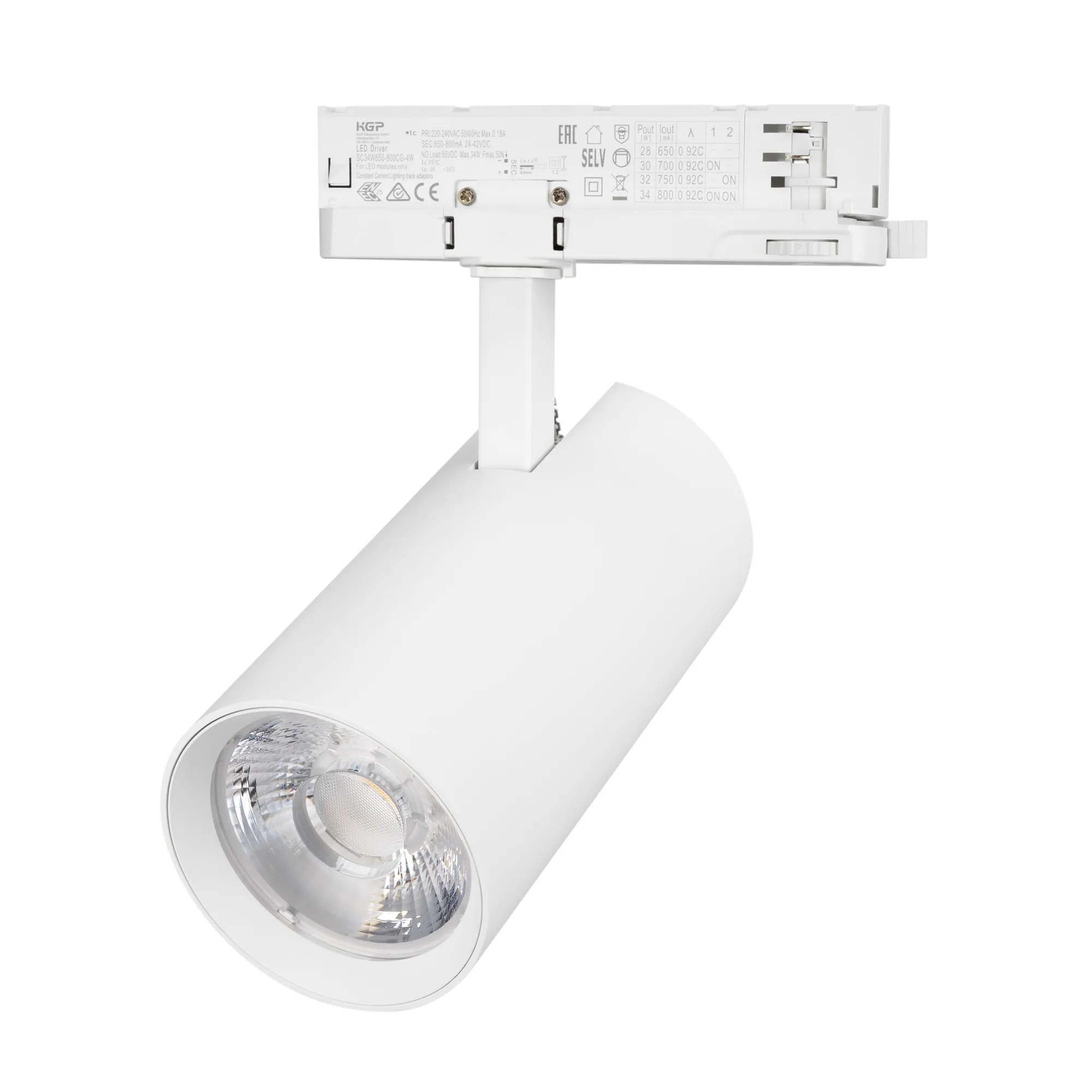 Светильник LGD-GERA-4TR-R90-30W Warm3000 (WH, 15 deg, 230V) (Arlight, IP20 Металл, 5 лет)