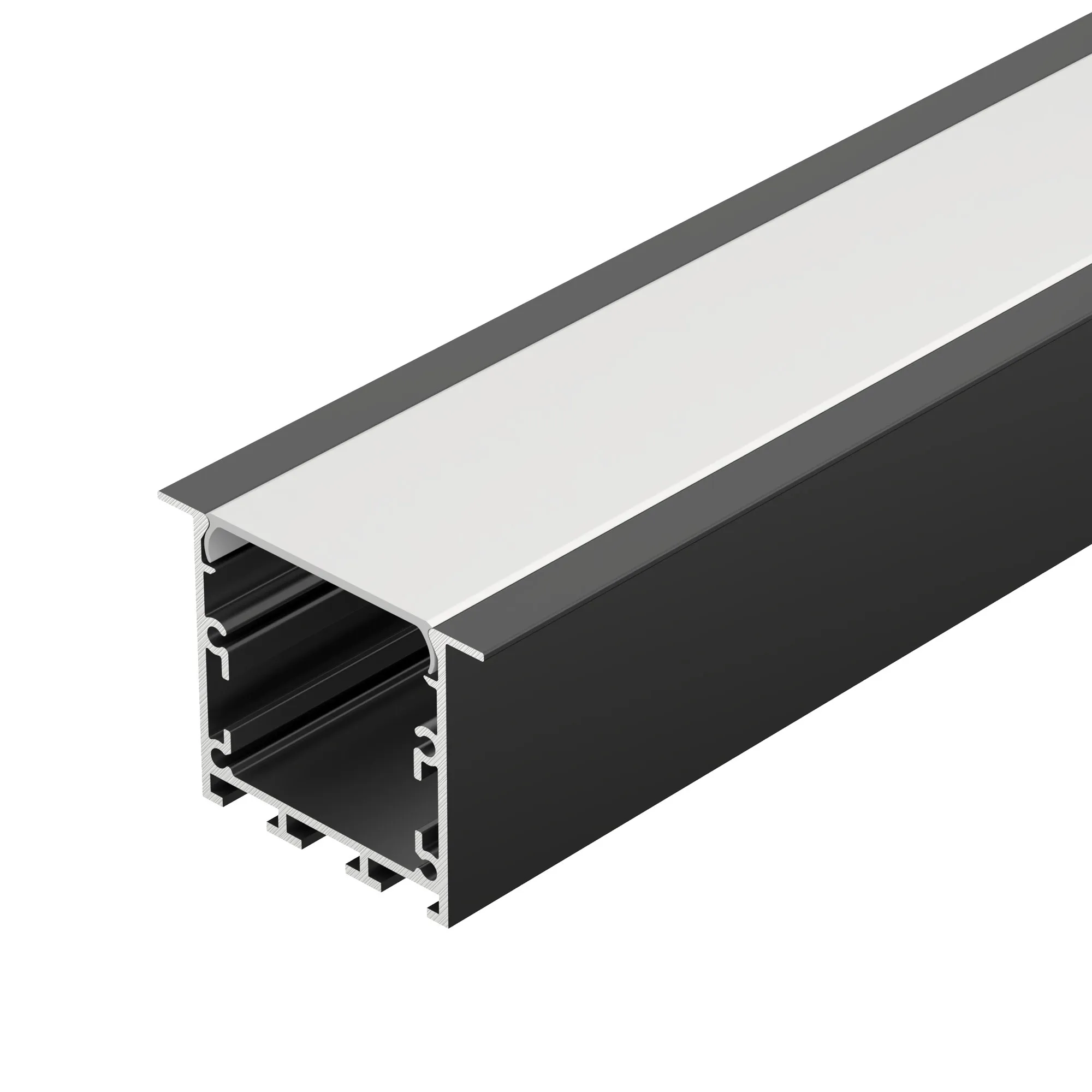 Профиль LINIA49-F-М-2500 BLACK (Arlight, Алюминий) - Изображение