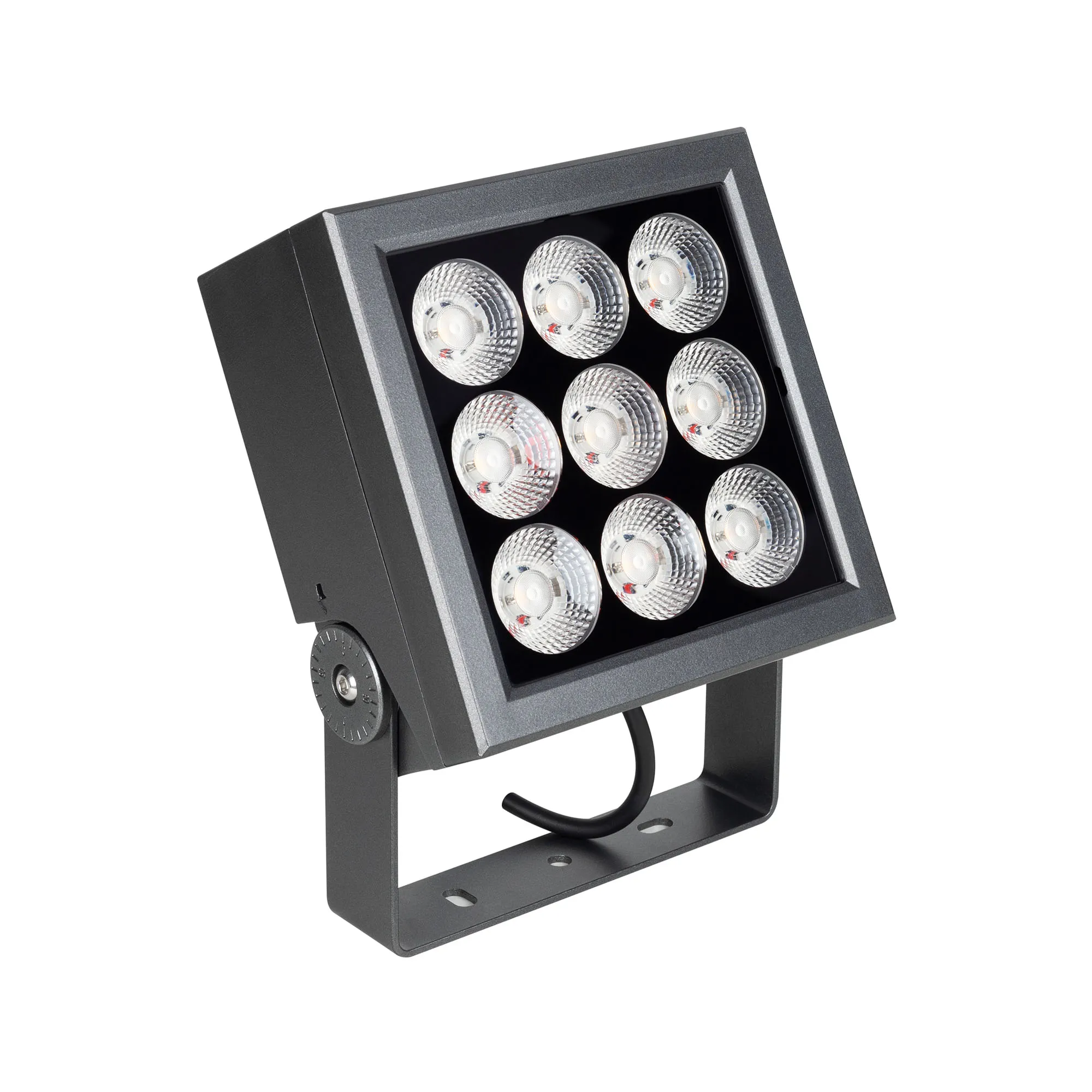 Светильник ALT-BLOCK-S185x185-36W Day4000 (GR, 36 deg, 230V) (Arlight, IP66 Металл, 3 года) - Изображение