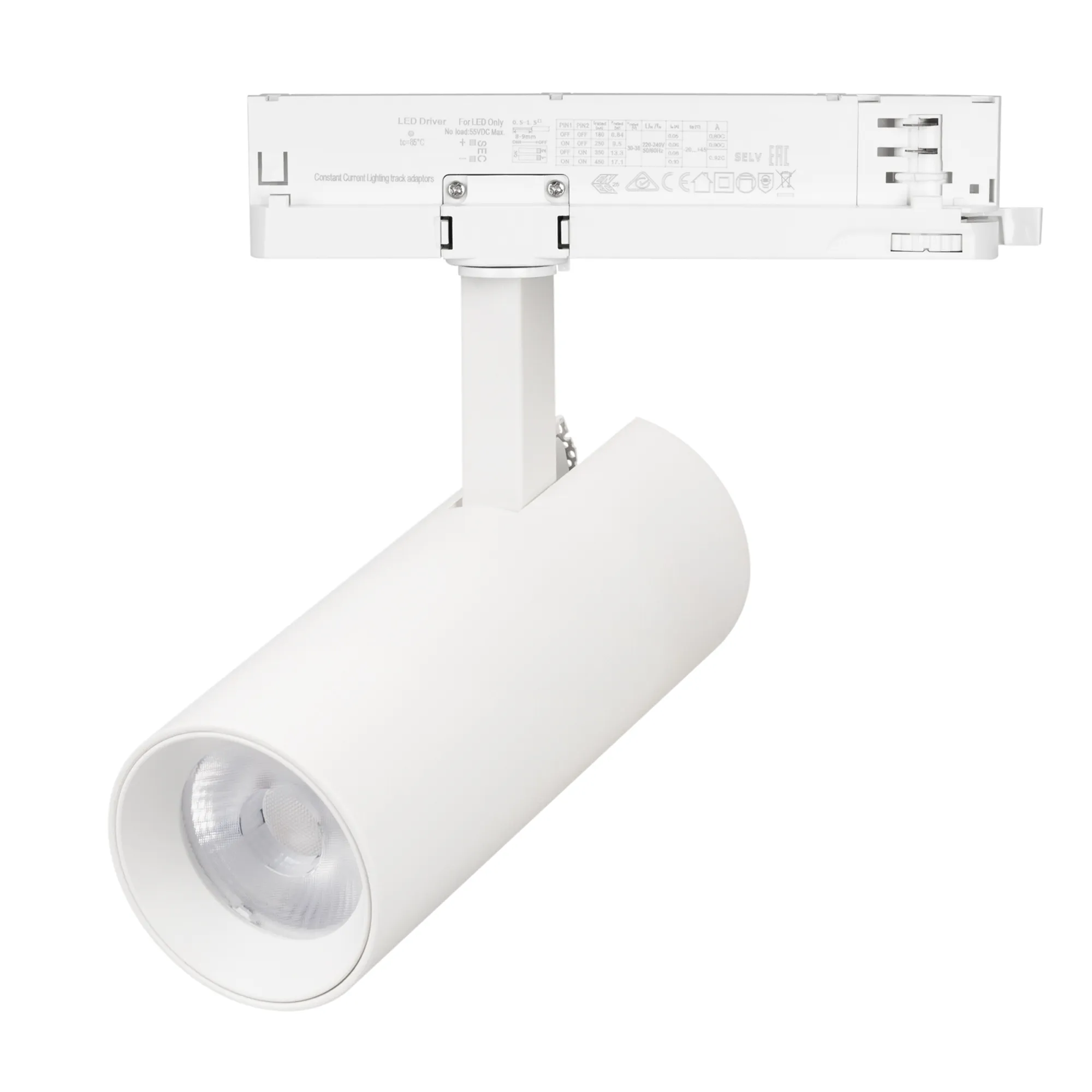 Светильник LGD-GERA-2TR-R60-15W Day4000 (WH, 24 deg, 230V) (Arlight, IP20 Металл, 5 лет) - Изображение