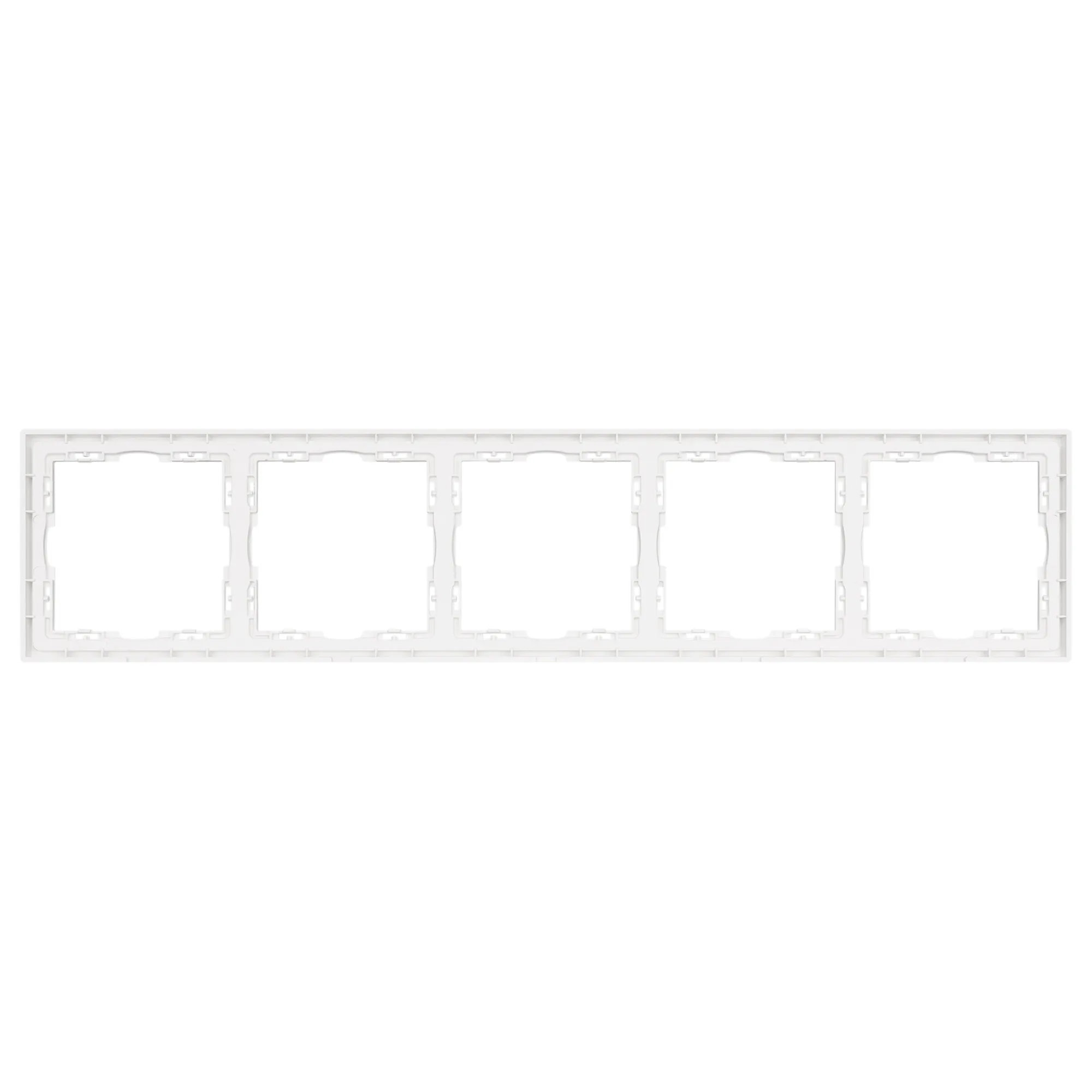 Рамка пластиковая FRM-NOBE-SFPL-5-WH (Arlight, -) - Изображение